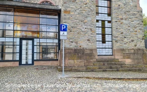 Barrierefreier Pakplatz an der St. Alexander Pfarrkirche Schmallenberg