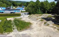 Luftbildaufnahme Bikepark/Freibad