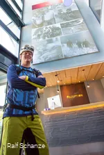 Inhaber Michael Behle in seinem Hotel Hochheide in Willingen