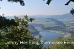 Panoramablick über den Diemelsee